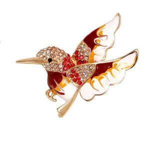 Red Bird Brooch NWT Sweet Little Birdie
